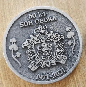 Pamětní medaile SDH Obora