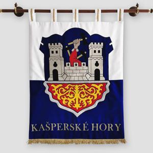vyšívaný znak města Kašperské Hory