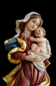 socha Panny Marie s Ježíškem - pryskyřice