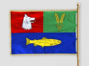 vyšívaná obecní vlajka Trstěnice